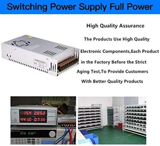 Stable 12V 50A 600W Universal Power Supply – Ideal for LED Strips & 3D Printers