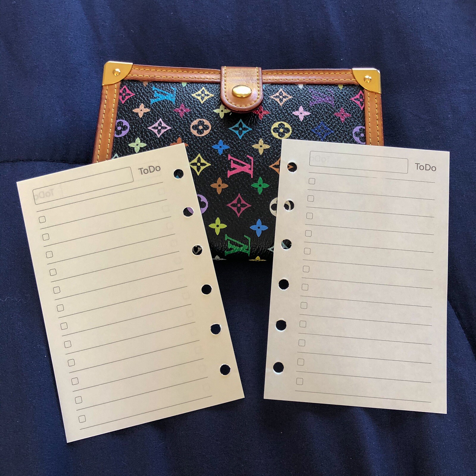 Agenda-PM-Inserts-Blank-Monthly-Weekly-Refills Fits For PM Size Agenda #00014