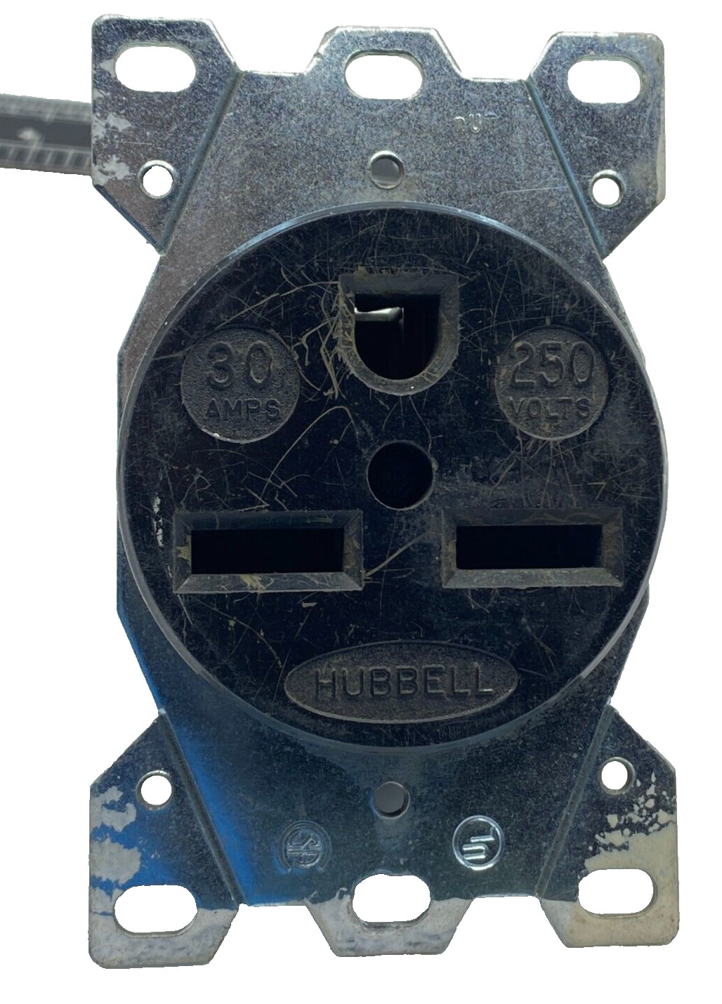HUBBELL 30AMP 250VOLTS RECEPTACLE STRIP GAGE «FREE SHIPPING»🔔