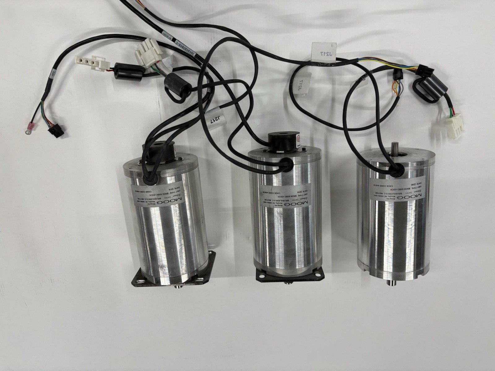 Moog BN34-55BC-03CH Brushless Motors 3 In Total.