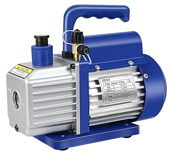 Zeny VP125+Blue 1/4HP 3,5CFM Single High Performance Compact Vacuum Pump Excelle