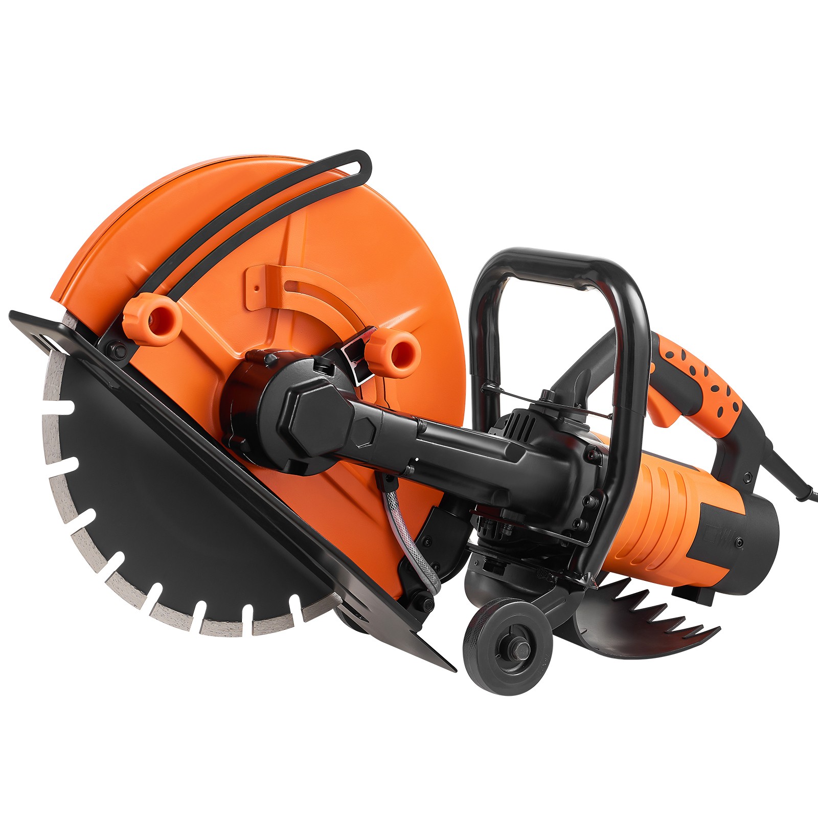 VEVOR 14» Electric Concrete Saw Wet/Dry Saw Cutter with Water Pump and Blade