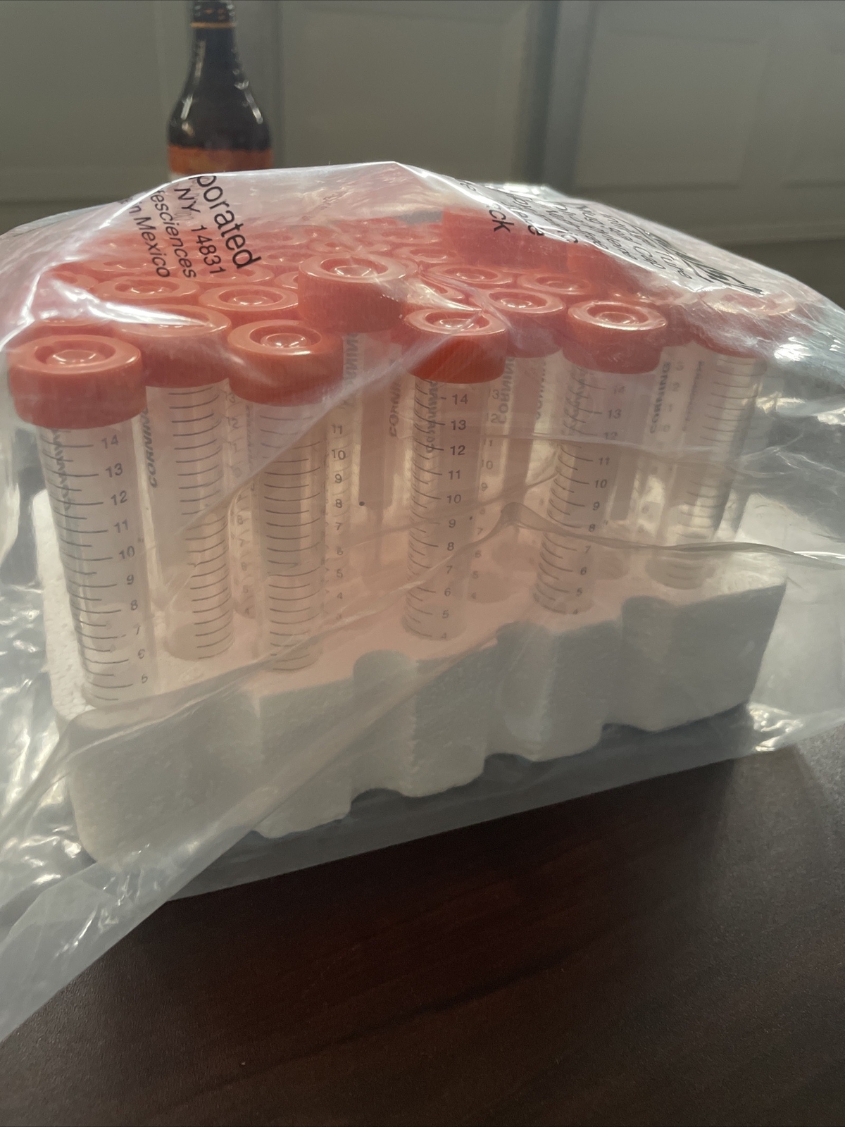 Corning 15mL Centrifuge Tube RNase/DNase-Free 50 Tubes/Bag 430052 with 12 pipet