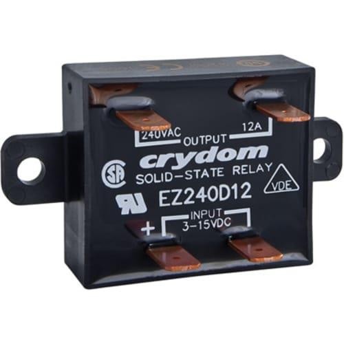 1PC Crydom Inc EZ240D5R SSR Relay, Panel Mount, IP00, 240VAC/5A, 3-15VDC In