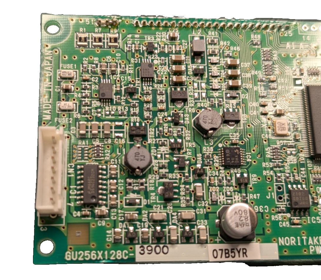 Noritake Itron GU256X128C-3900 256×128 Graphic VFD Display Module Japan