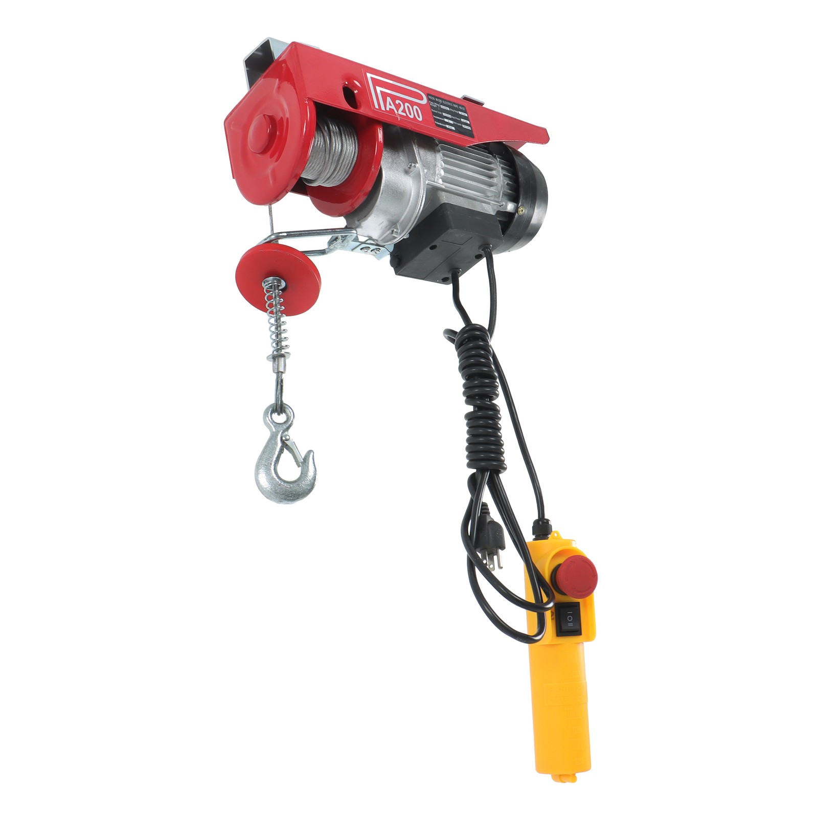 PA200 440lbs / 200kg 110V Mini Electric Hoist 6.6 ft Wired Remote Control