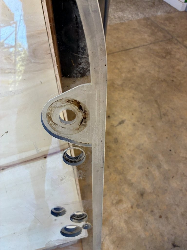 OEM Cat POLY #3 Skid Steer Cab Door 259D 289D 299D 299D3 (CRACKED SEE PIC)