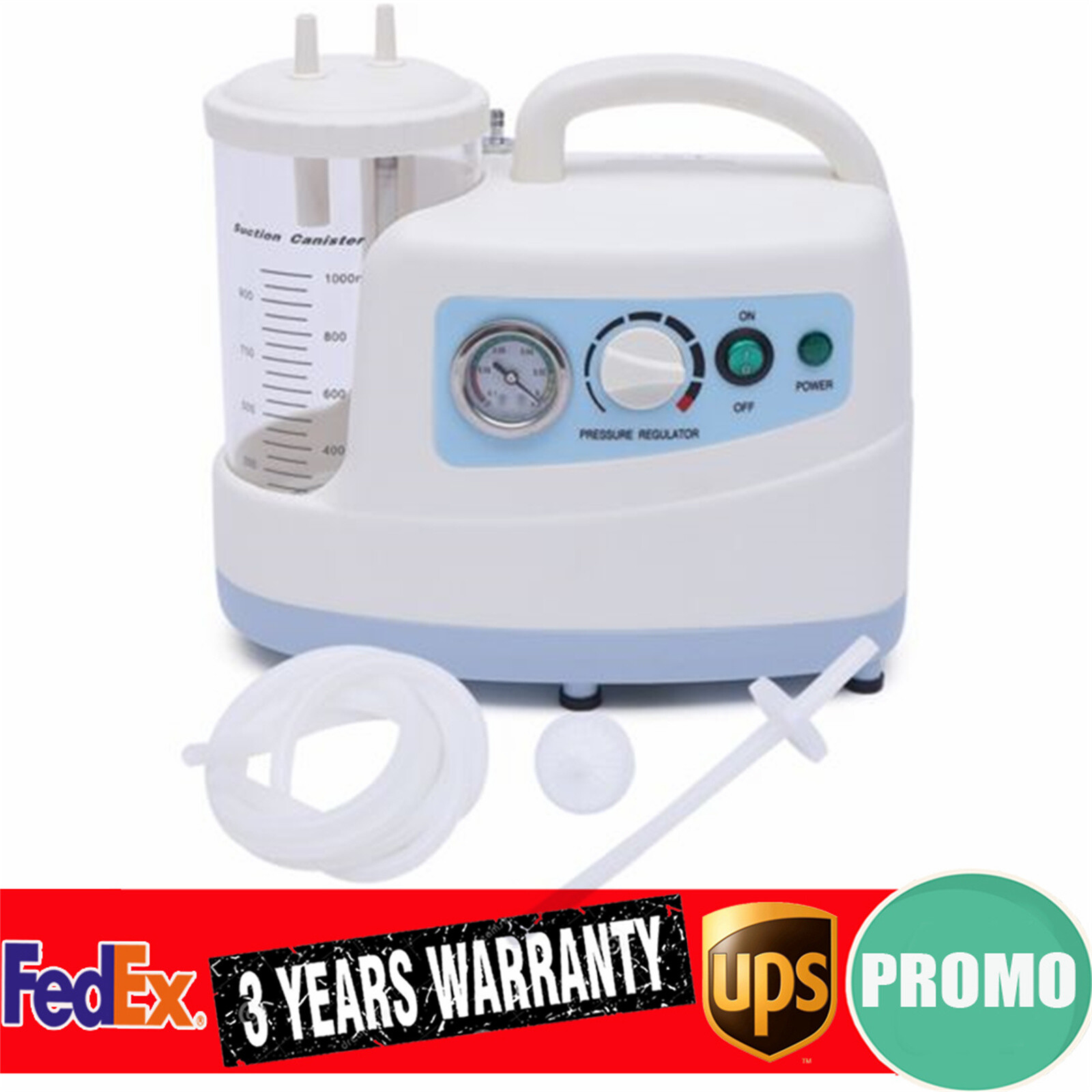 Suction Machine Emergency Medical Portable Aspirator Vacuum Phlegm Unit Mucus