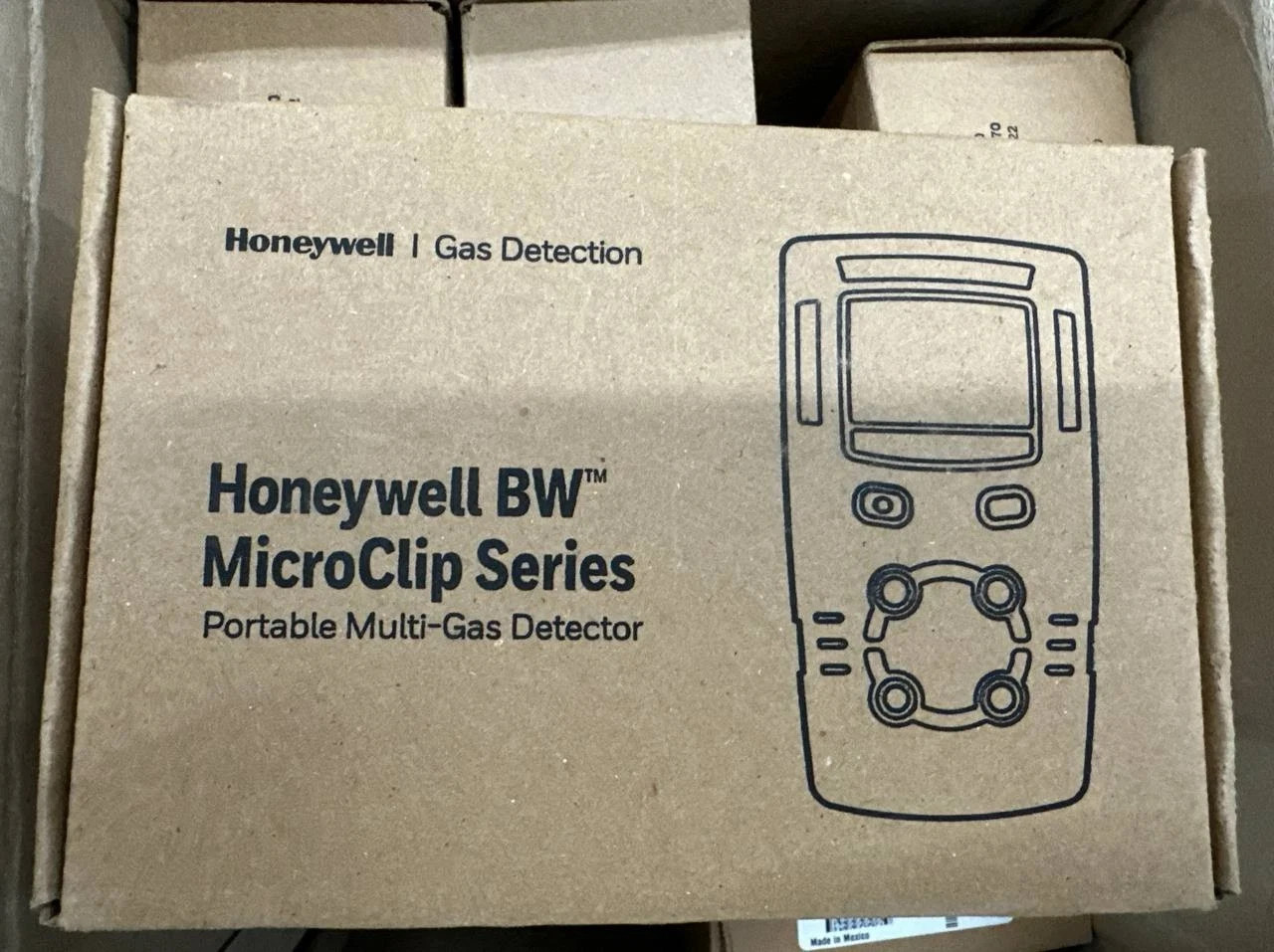 BW MCXL-XWHM-Y-NA GasAlert MicroClip XL 4 Gas Detector CO H2S O2 LEL