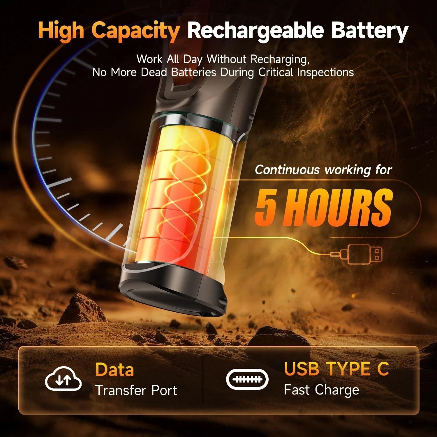 Versatile Y400 Borescope: 220° Articulation, Ultra-Slim Probe & 5-7 Hour Battery