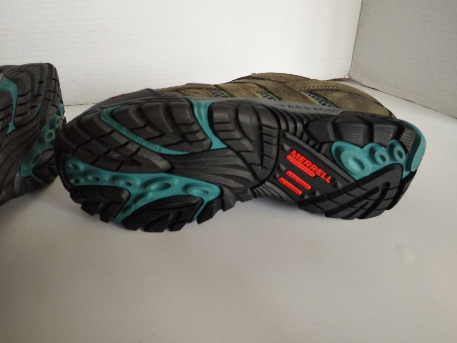 Merrel Moab Vertex Vent Shoe Composite Toe Brown/ Pewter Women’s Sz 8M