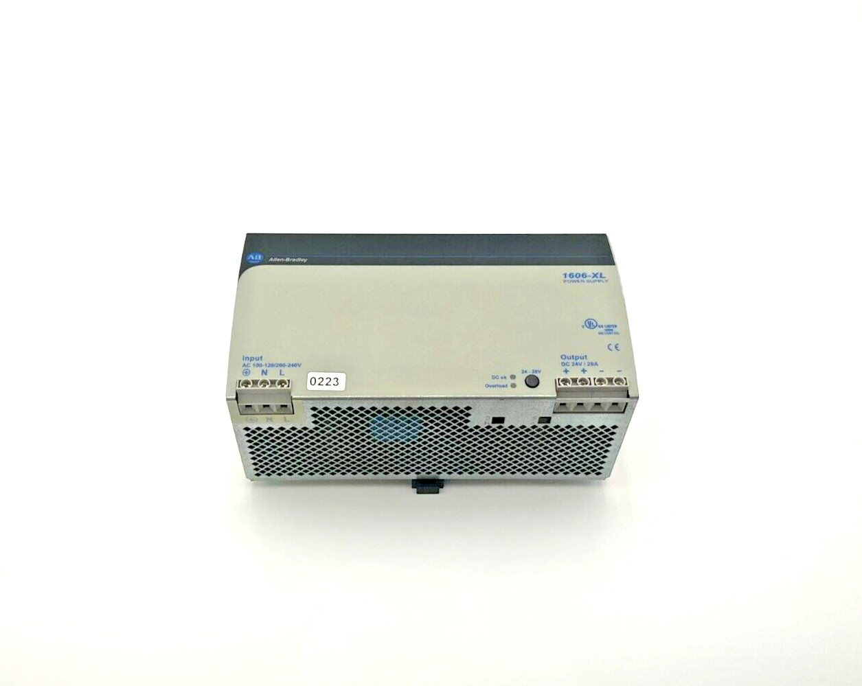 Allen Bradley 1606-XL480EP 24 VDC 20 Amp Power Supply 1606XL480EP 1606 (TBI)