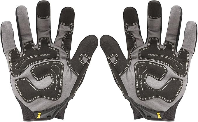 Ironclad General Utility Work Gloves GUG, All-Purpose, Performance Fit – Black