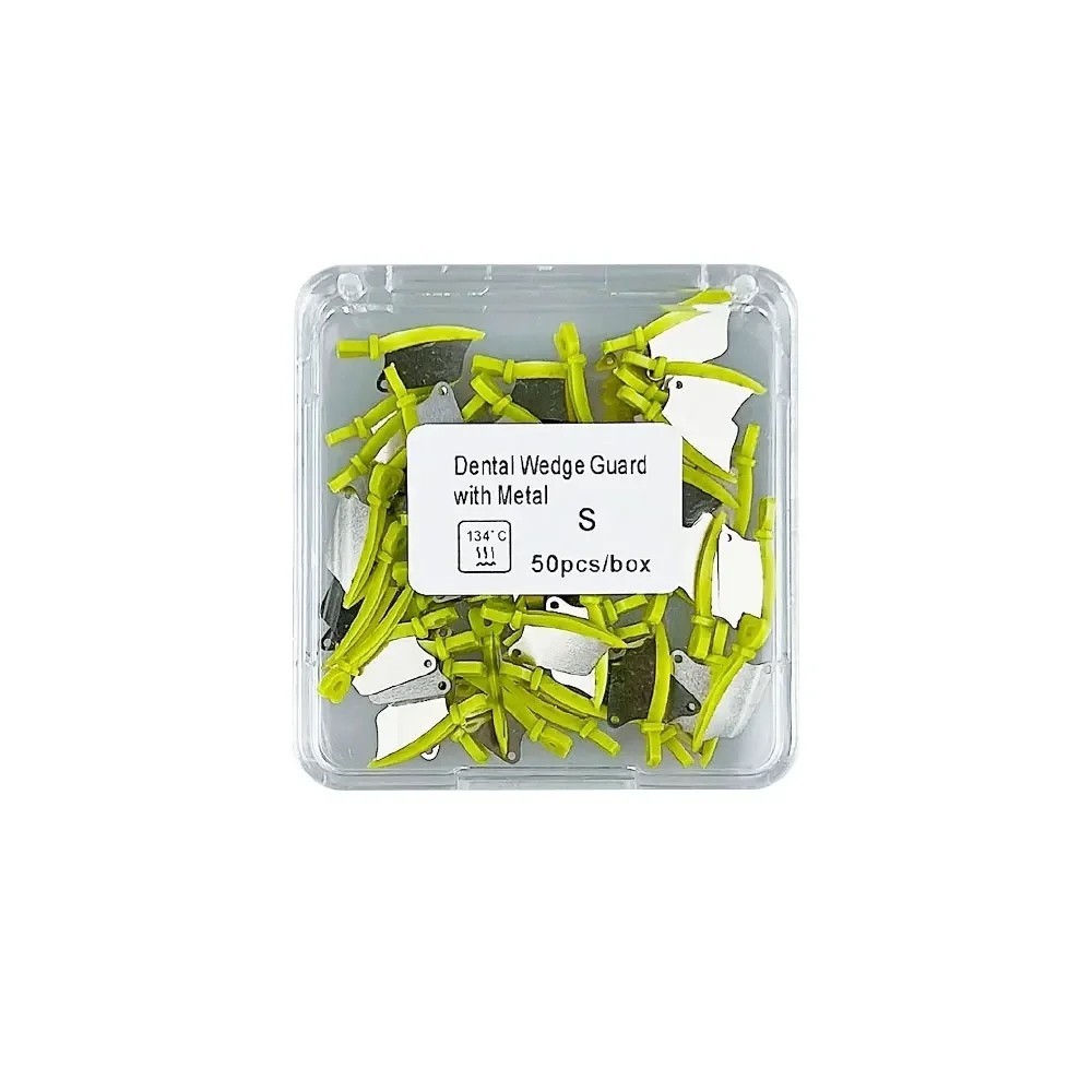 Dental Wooden Interdental Wedges Steel wedge With Metal Plastic Wedge Knife