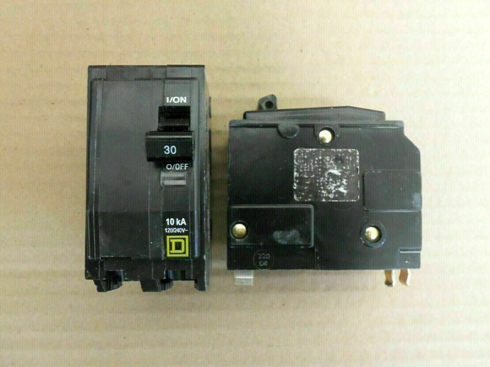 NEW Square D QO QO230 2 Pole 30 Amp 240V Yellow Logo Circuit Breaker NTO AK