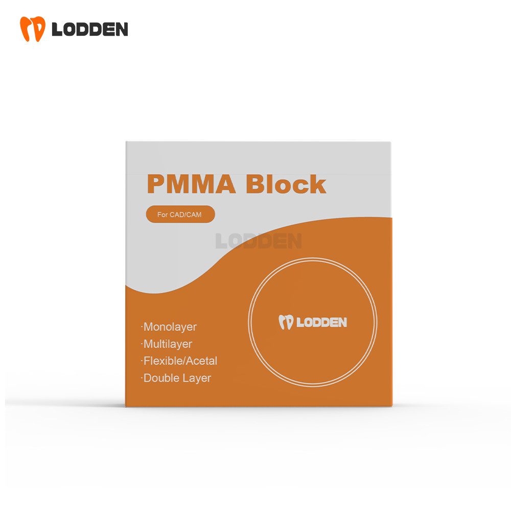 Multilayer Dental PMMA Block Acrylic Resin Disc Temporary Restorations Materials