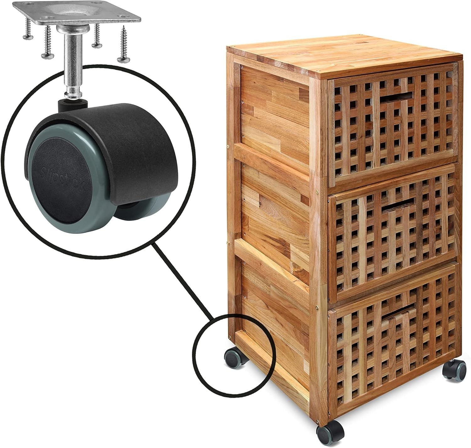 2 Inch Rubber Furniture Casters – Versatile Set of 4 for Everyday Use