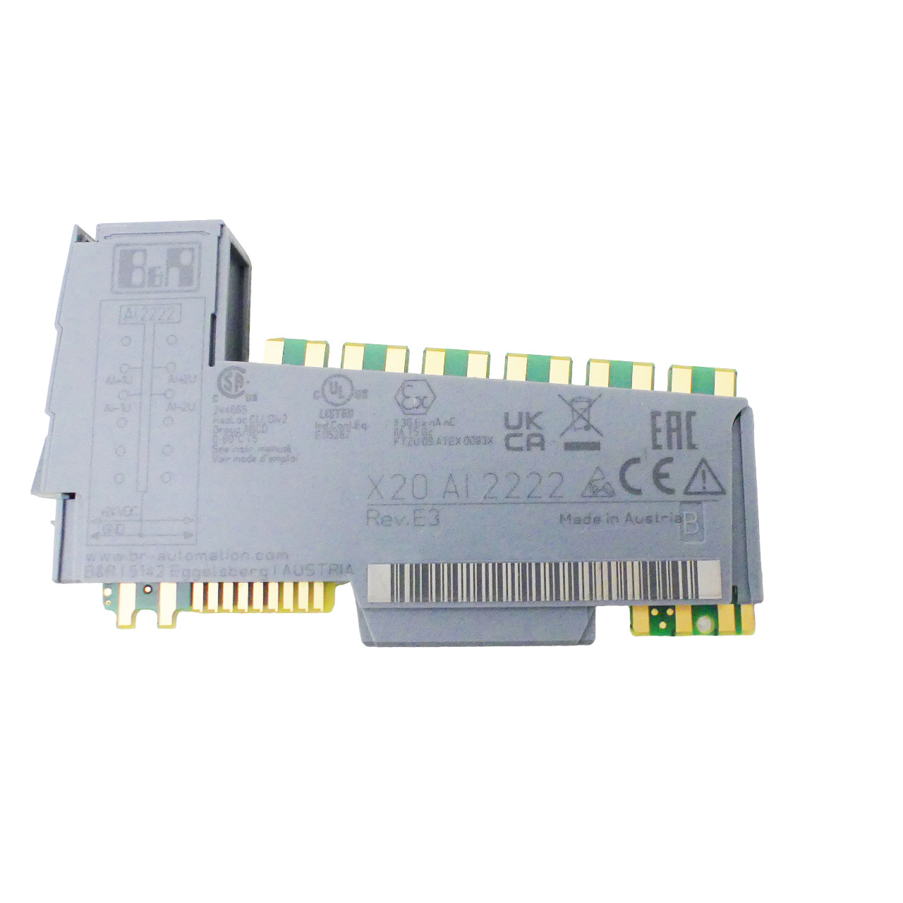 B&R AUTOMATION X20 AI 2222 X20AI22 Analog Input Rev. E3 -new-