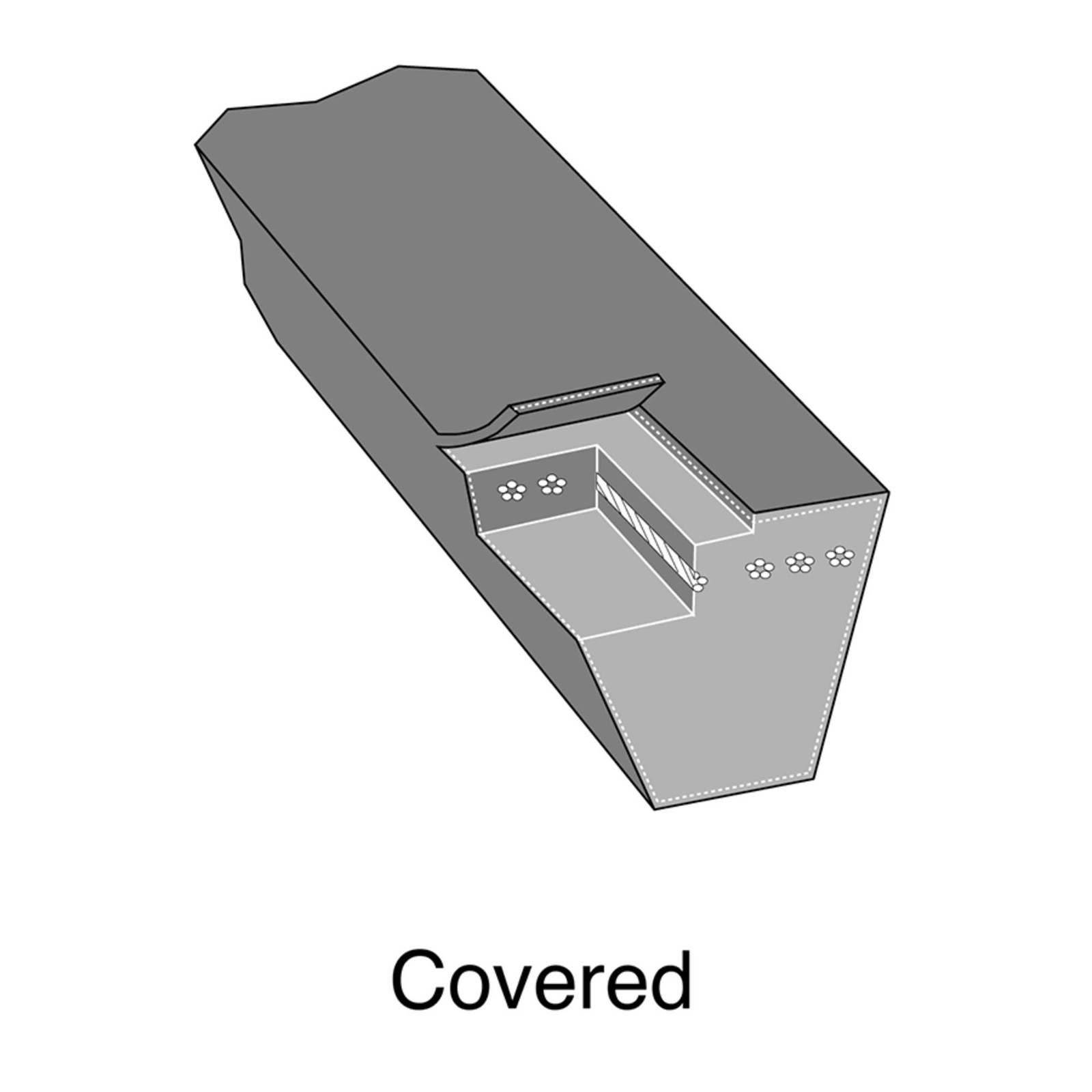 Stens OEM Replacement Belt 265-060 for Exmark 103-4014