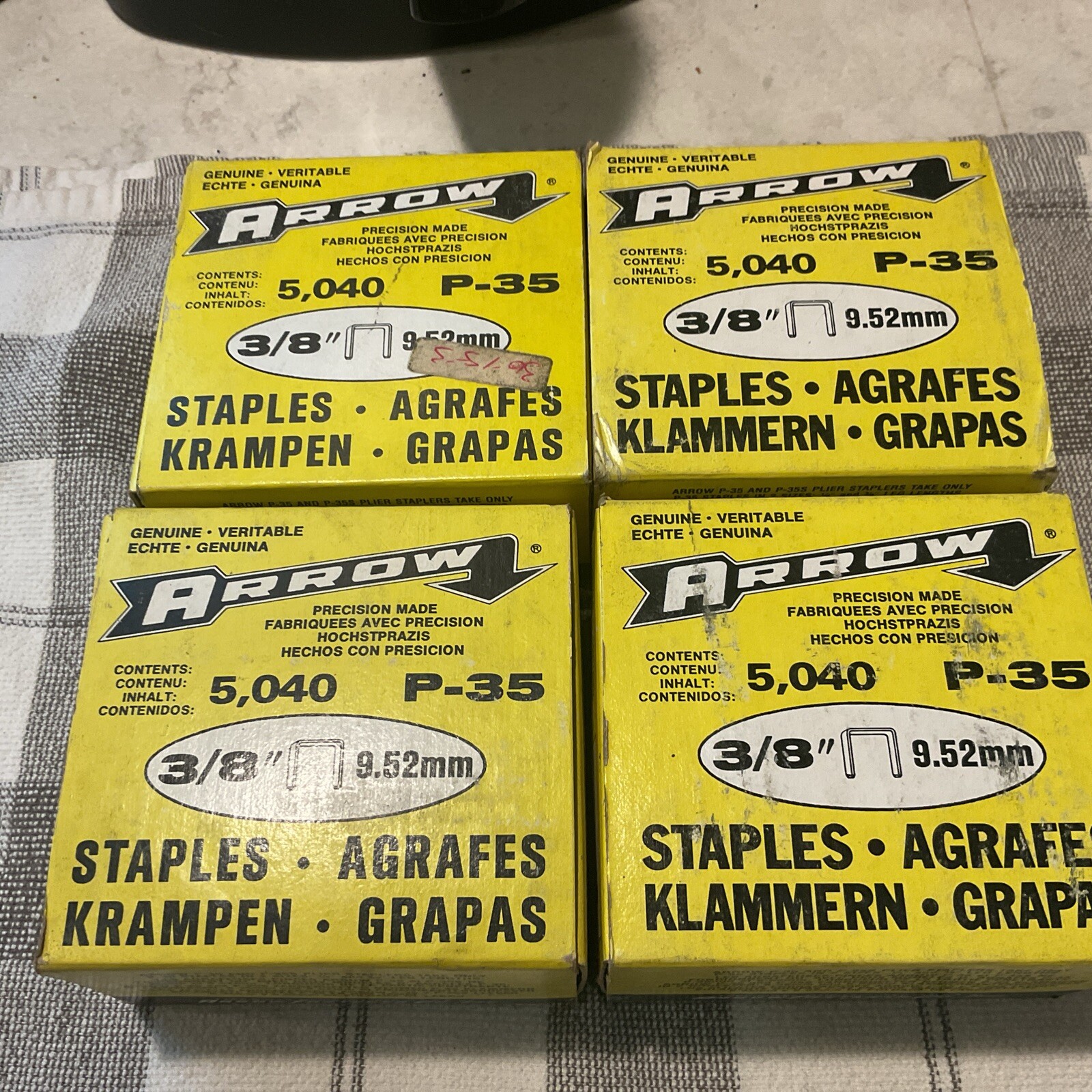 Arrow 356 Genuine P35 3/8-Inch Staples 5040-Pack (4 Count)