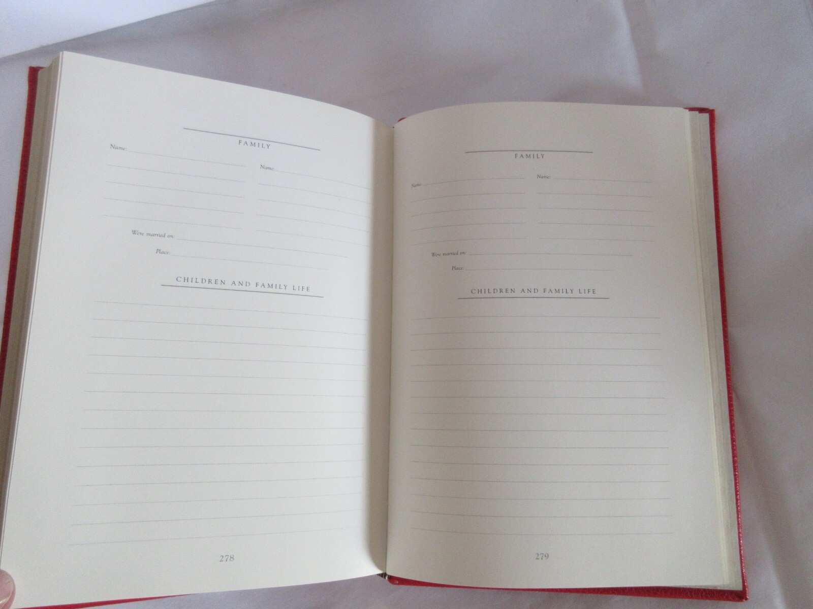 Personal Record: A Lifetime Memoir 8″ Leather Journal Graphic Image