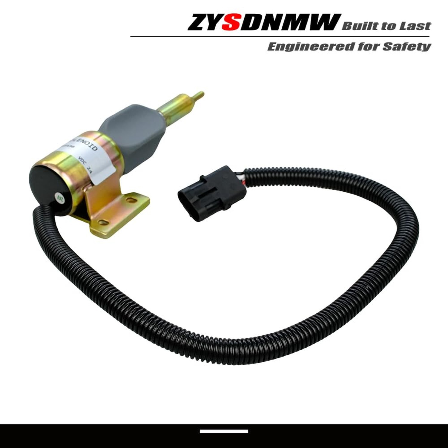 3935432 24v Fuel Shut Off Stop Solenoid Valve Fit for Cummins 4BT 6BT 6CT 5.9…