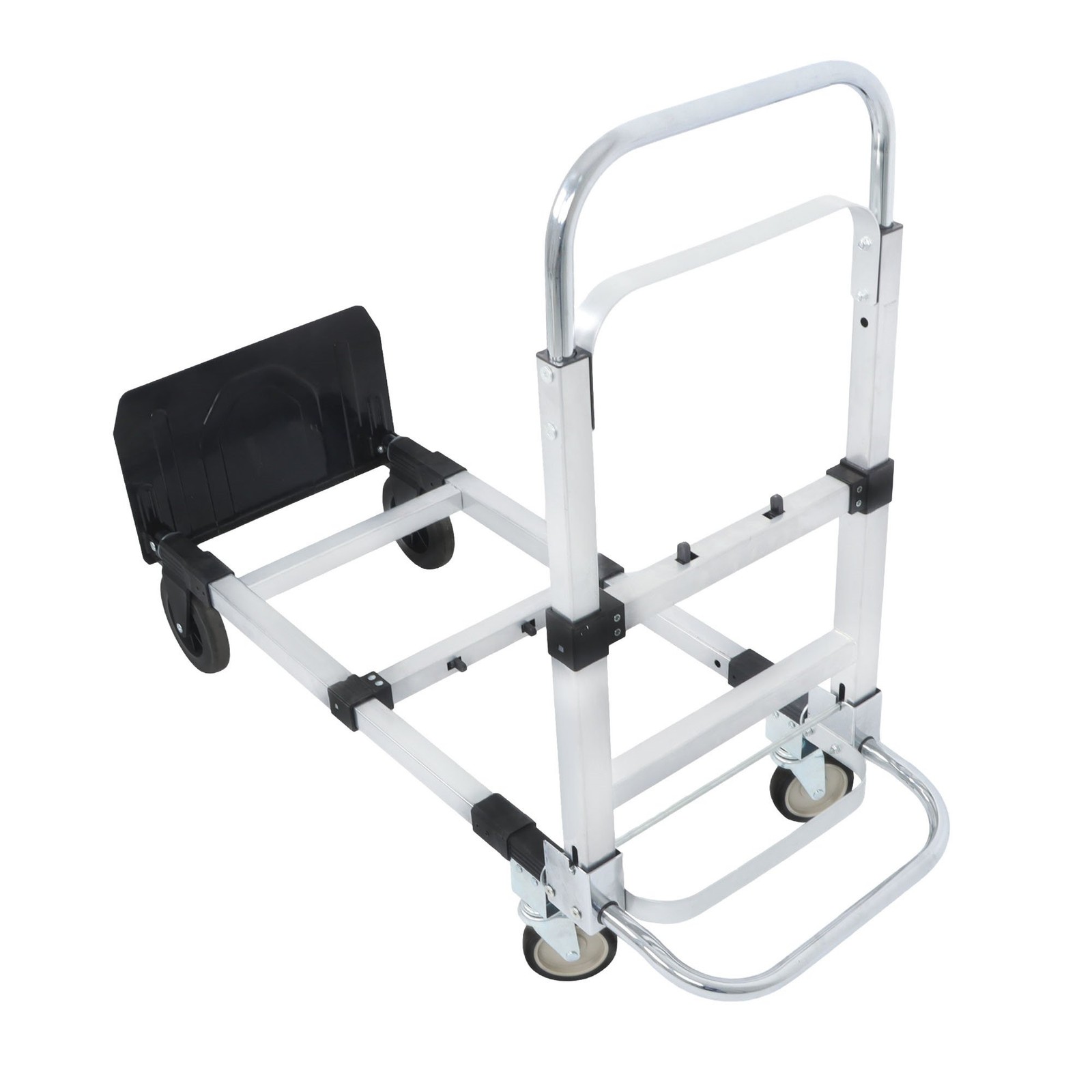2 in 1 Folding Hand Truck Convertible Portable Steel Dolly 500 LBS Capacitycy