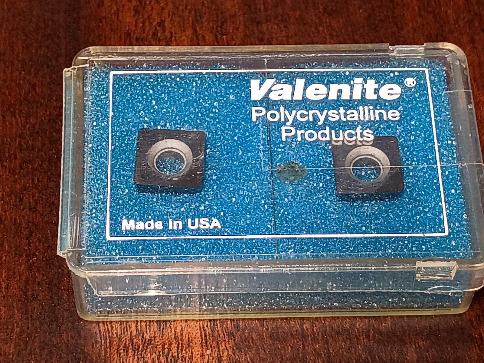 (2) Valenite Polycrystalline Square Indexable Milling Inserts SD 322 P2F VC727