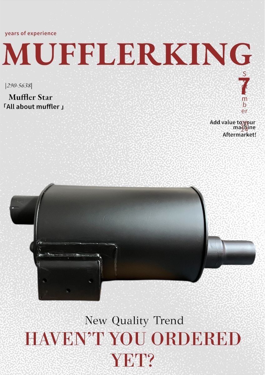 2905638 290-5638 muffler fits D5R D6K D6N Cat High Quality Aftermarket