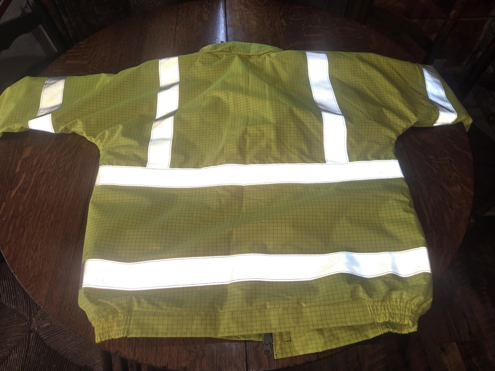 Portwest Biz Flame Anti Static Flame Resistant Hi Visibility Rain Jacket Large