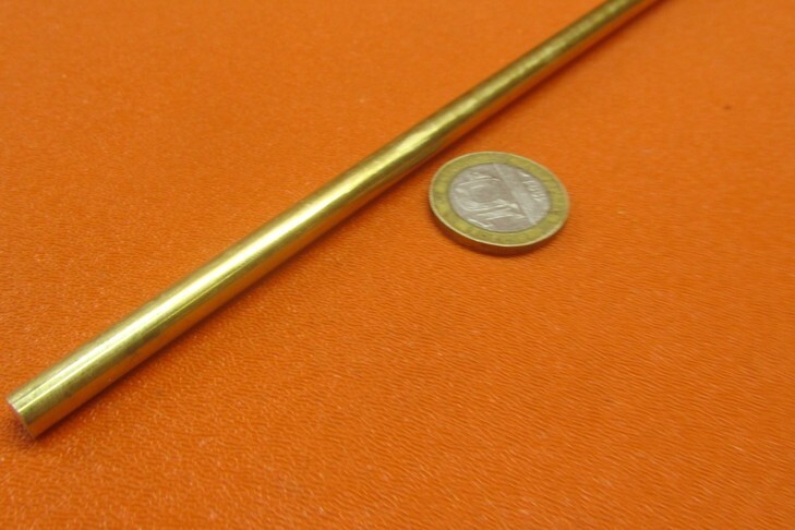 360 Brass Rod 1/4″ (.250″) Diameter x 24.0″ Length, 3 Pcs, 6 Ft