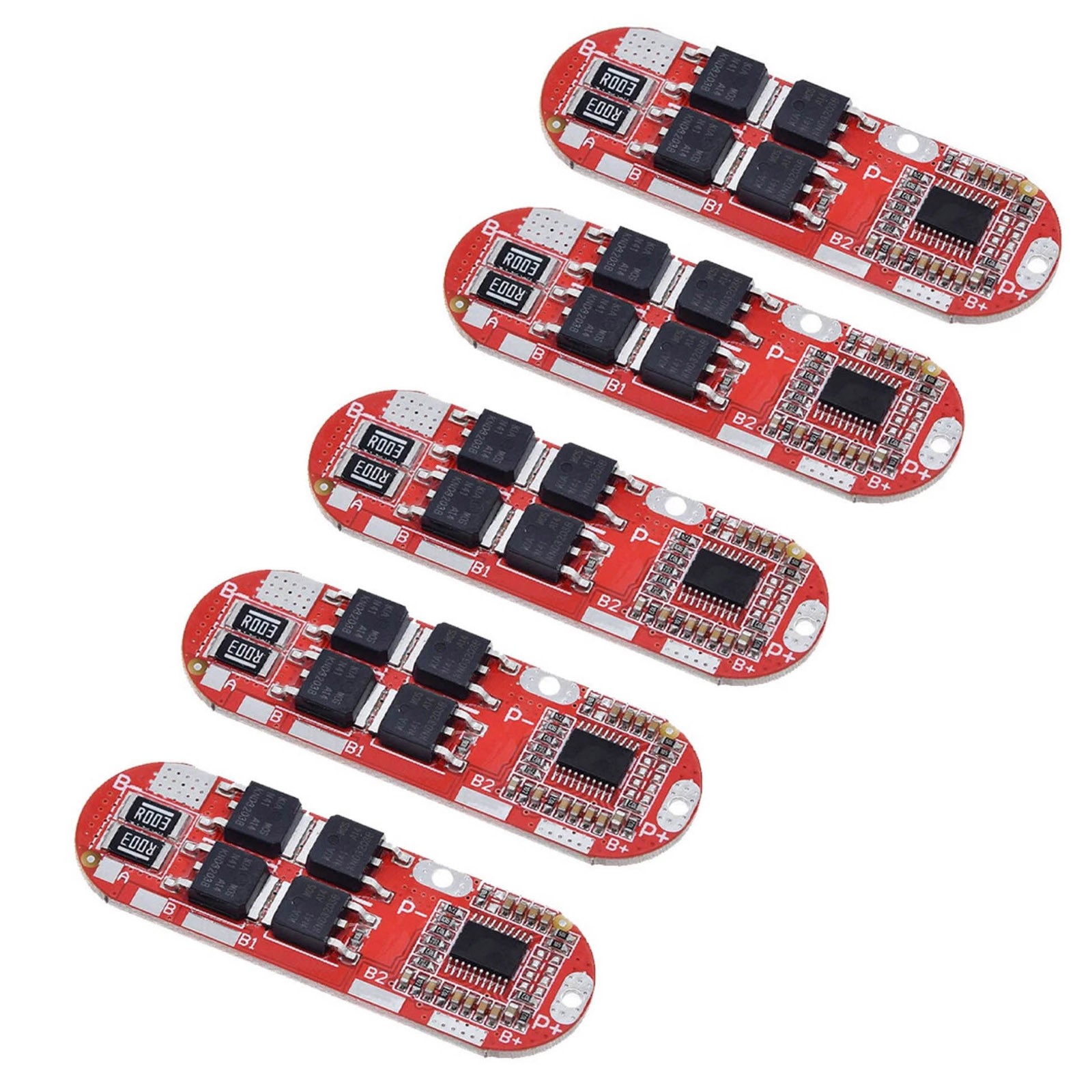 4pcs 5S 25A BMS Circuit Protection Board for 3.7V Lithium Battery Packs DIY