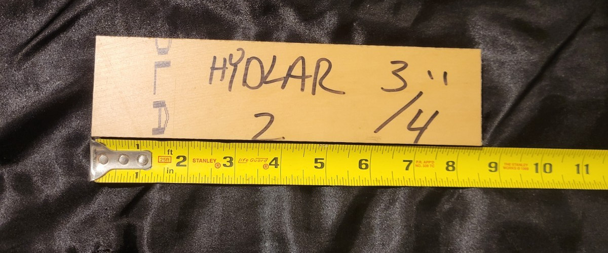 Hydlar Z Kevlar Reinforced 3/4 x 2 x 8 1/4″ (.750 x 2.000 x 8.250) INV#X-91