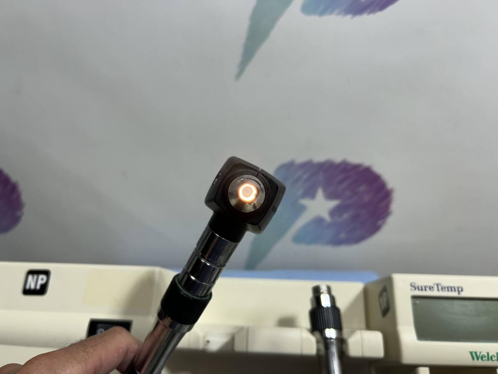 Welch Allyn 767 Wall Transformer, Otoscope Head with SureTemp 76751 Module