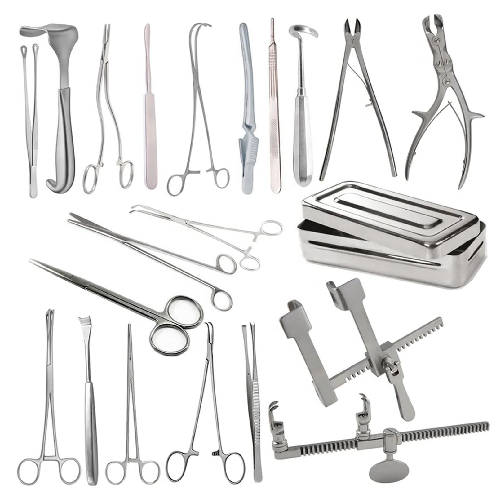 Thoracotomy Surgery Set 24Pcs Thoracotomy Instruments Surgical Instruments