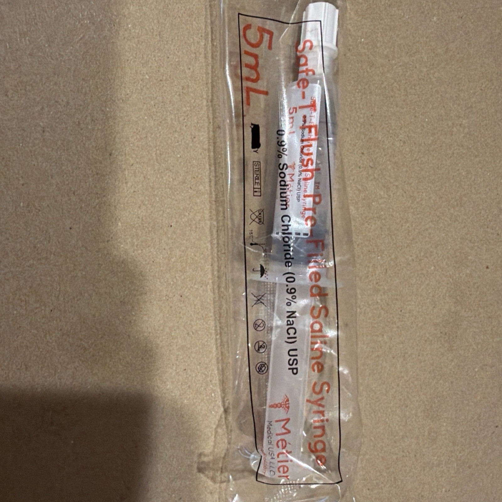 Metier Medical Normal 0.9 Saline Flush 5ml 30 Ct Ind. Wrapped – Lowest Price!