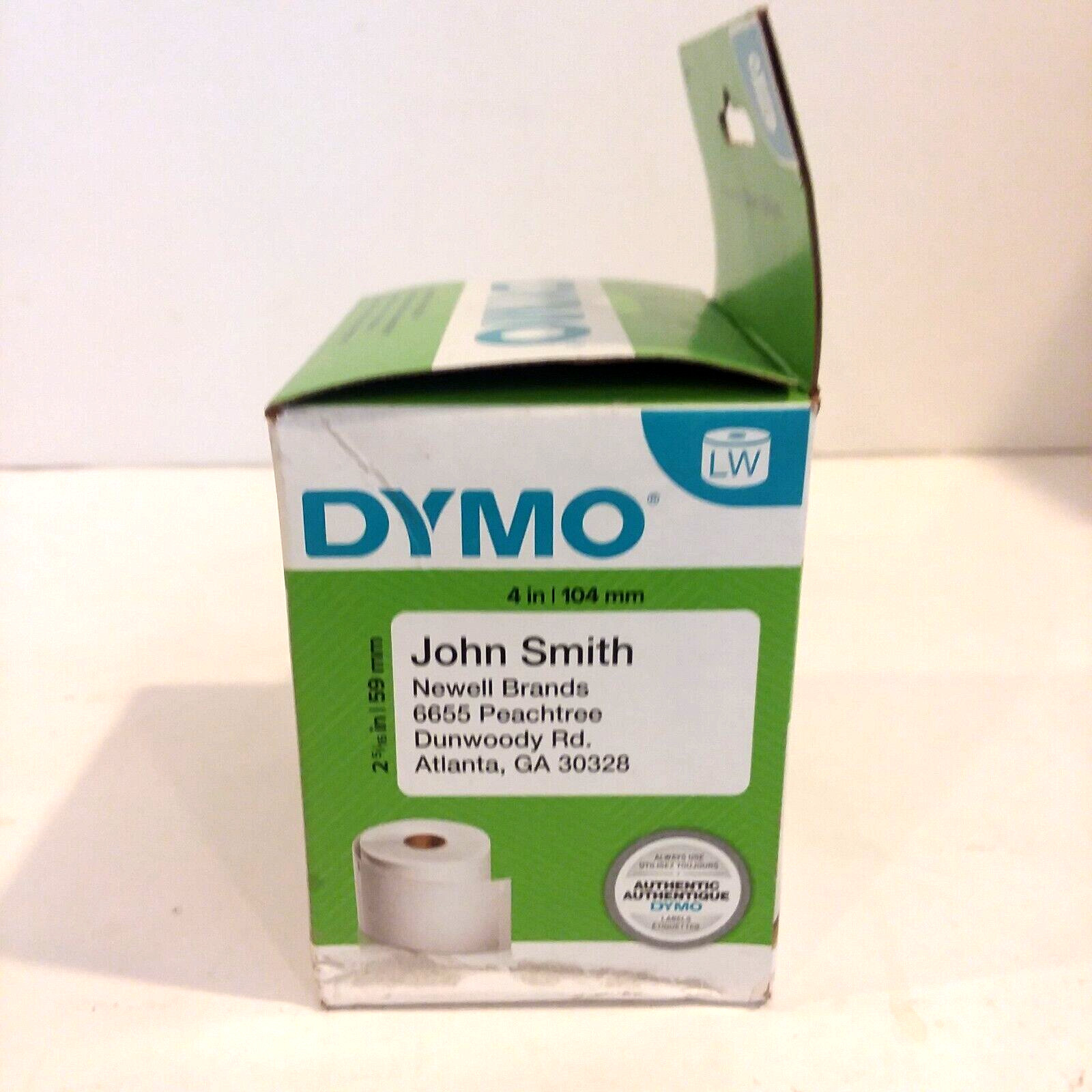 DYMO LabelWriter Shipping Labels 2 5/16″ x 4″ White 250 Labels/Roll 1763982 NEW
