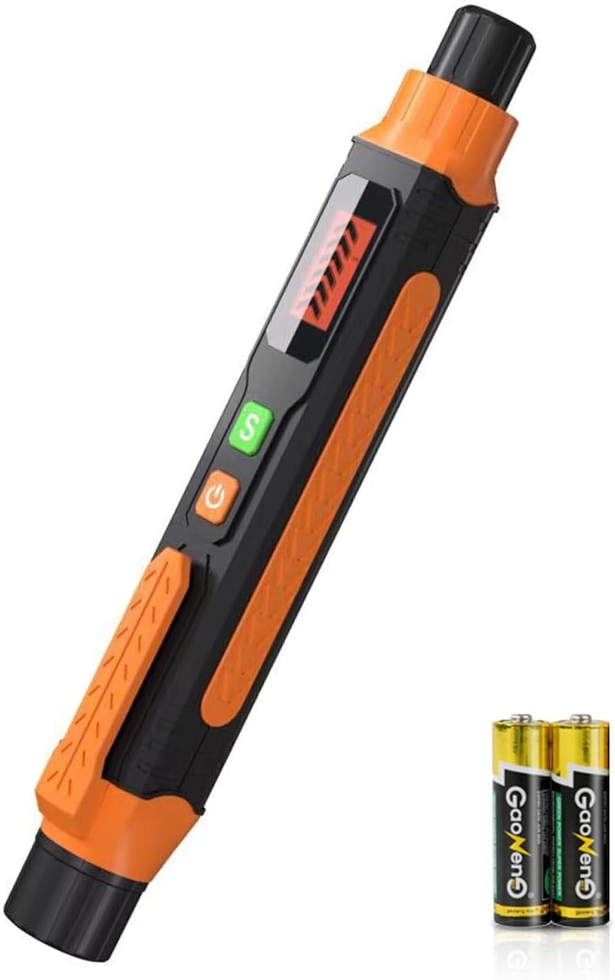 Natural Gas Leak Detector Portable Gas Sniffer & Audible & Visual Alarm New