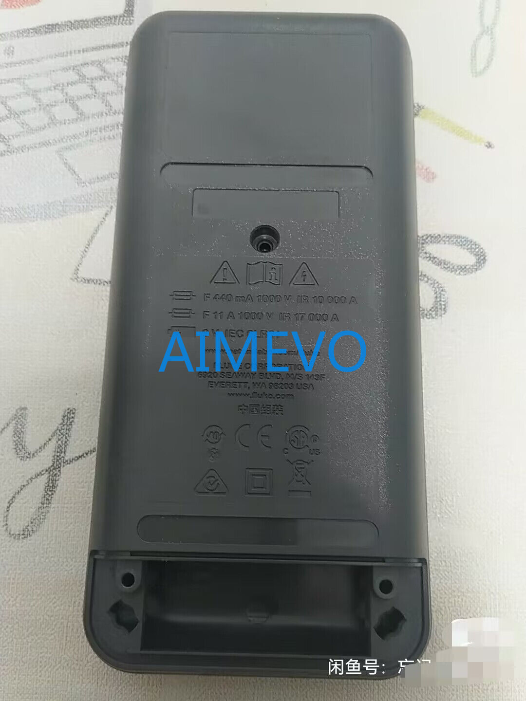 1PC FOR FLUKE 87V front shell + back shell, top and bottom cover FLUKE87V CASE