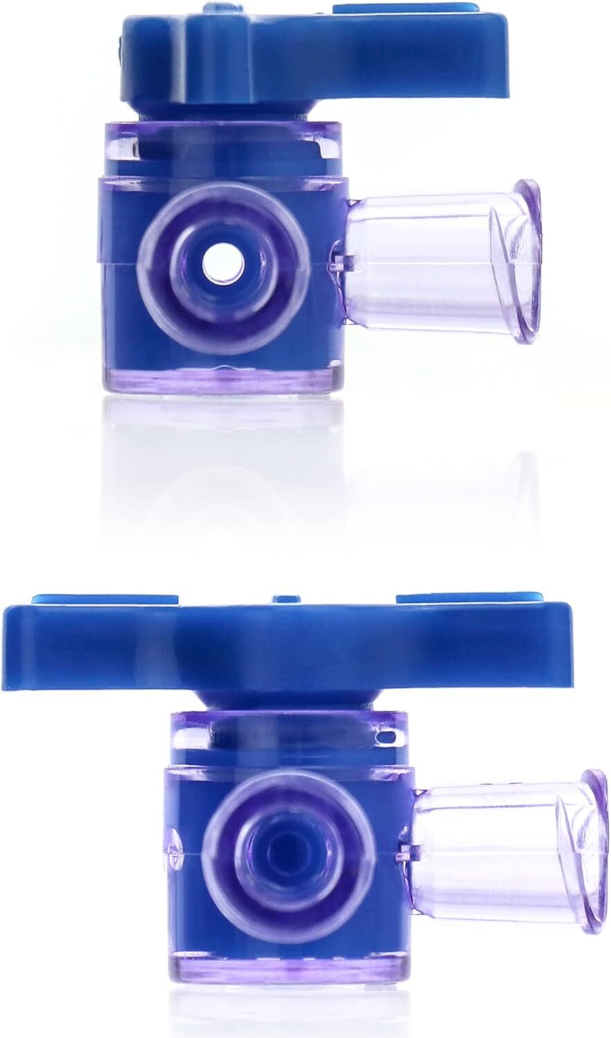2-Way/3-Way Stopcocks Luer Connection, Mixing Luer Connector Adapter (10Pcs)