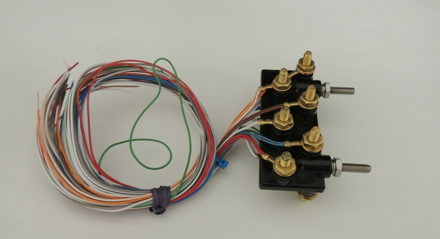 Six Pair 6pr 6 pr Telephone Terminal Hairy Block Reliable Cook Electric AT&T NEW