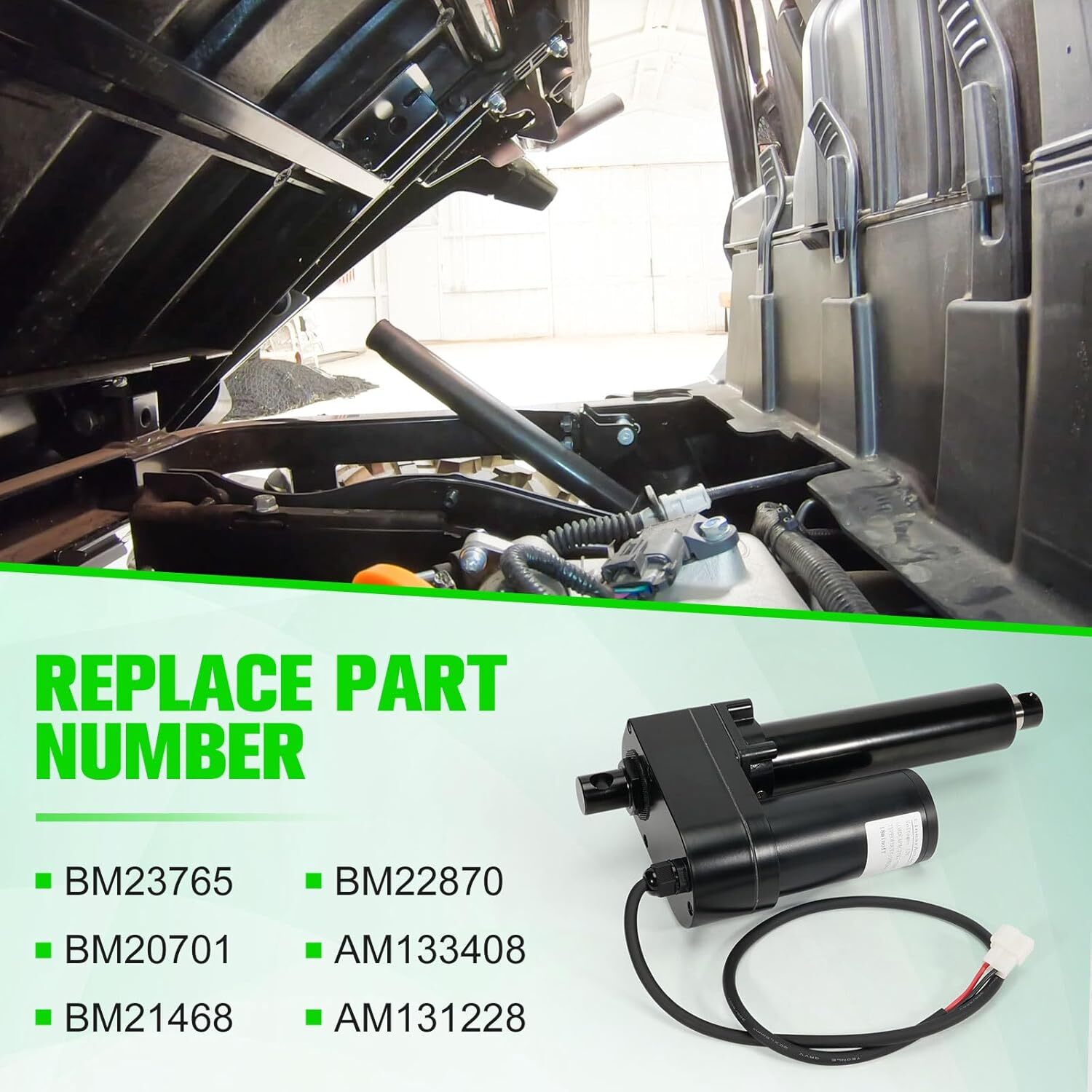 Lift Actuator For John Deere AM133408 AM131228 BM23765 BM20701 BM21468 BM22870