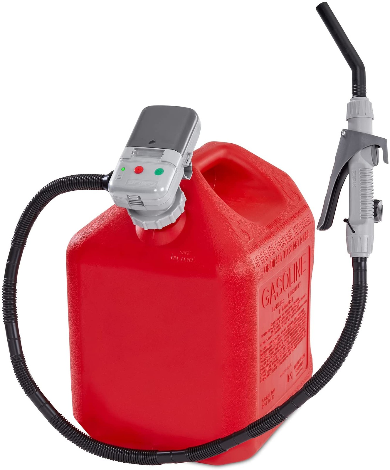 Deway Automatic Fuel Transfer Pump with Nozzle for Quick Flow Control & Stop
