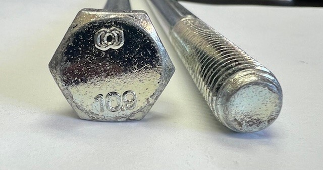 M12-1.75x300mm Hex Cap Screws DIN 931 Grade 10.9 12mm X 300mm, ONE EA (10123000)