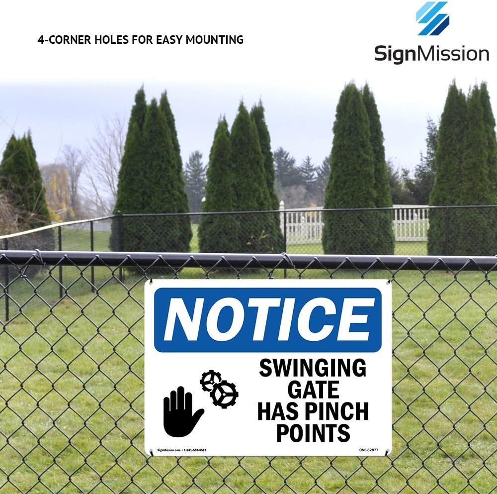 OSHA Notice Sign – Notice Property Patrolled by Armed Security Guard | Rigid Pl