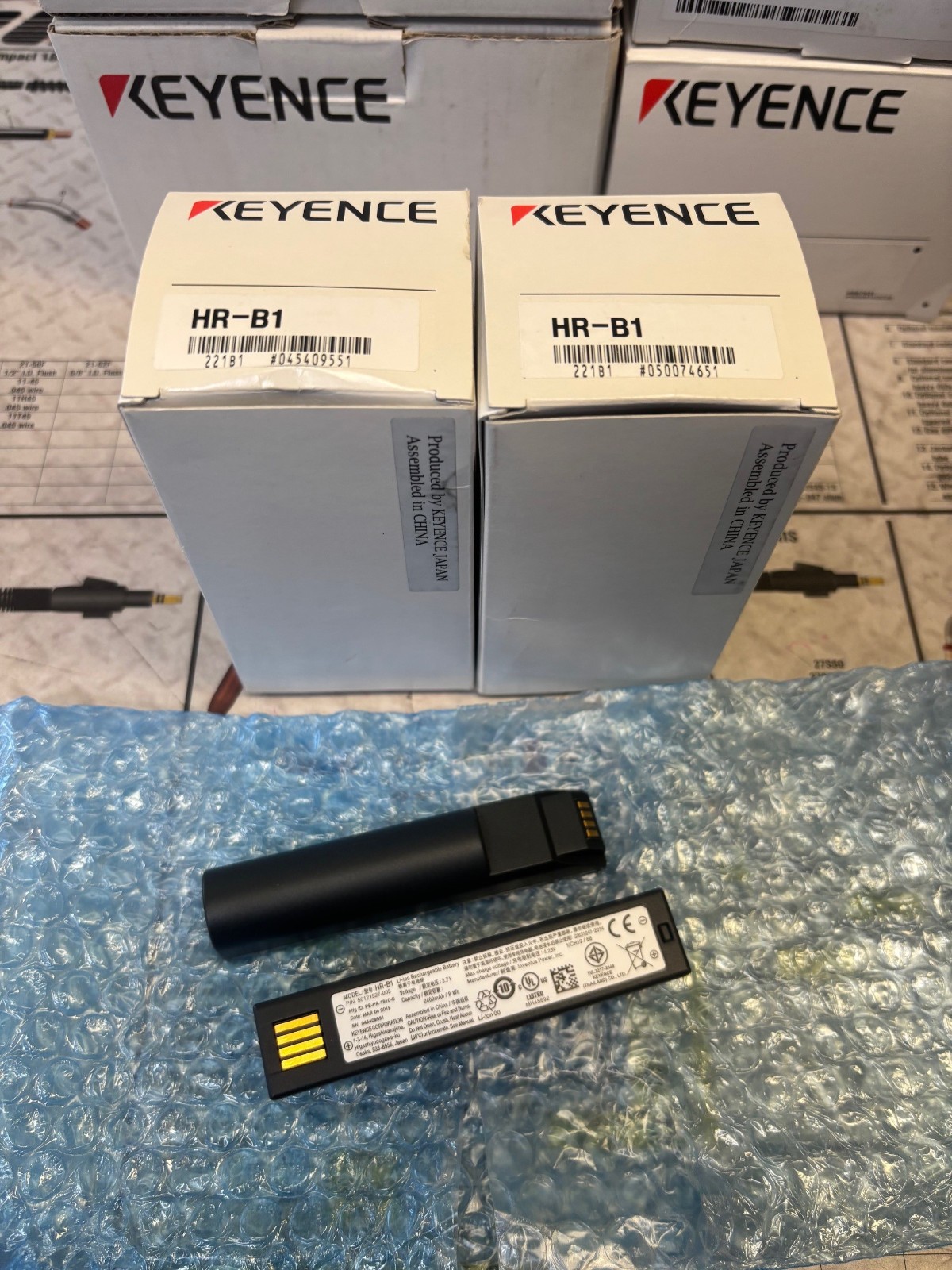 Keyence HR-B1 Lithium Ion Battery Pack For Handheld Code Reader 3.7V 2400mAh
