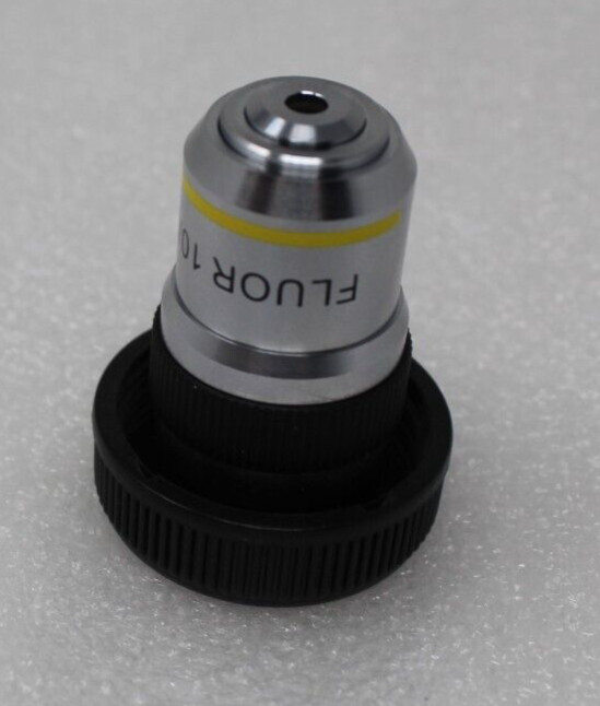 NEW AMSCOPE FLUOR 10 0.25 160/0.17 Microscope Objective Lens