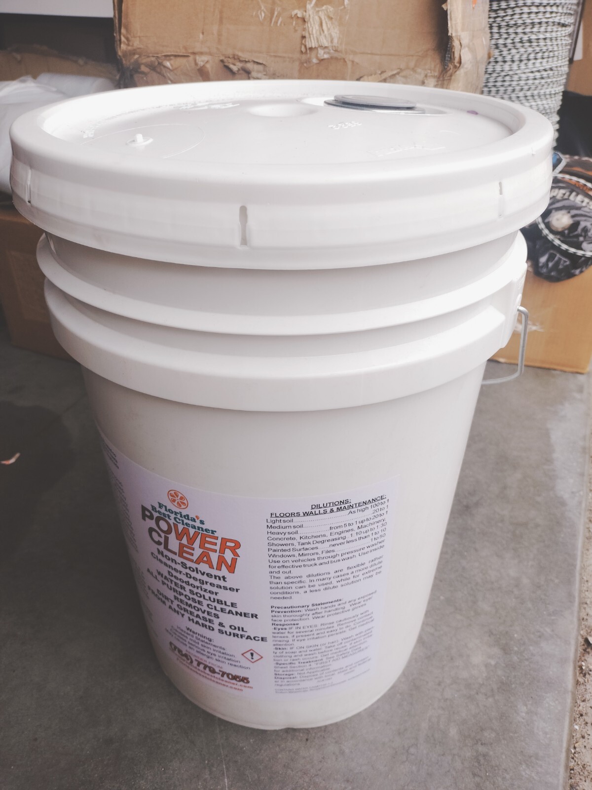Florida’s Best Cleaner Power Clean All-Purpose Degreaser (6 Gallon Container)