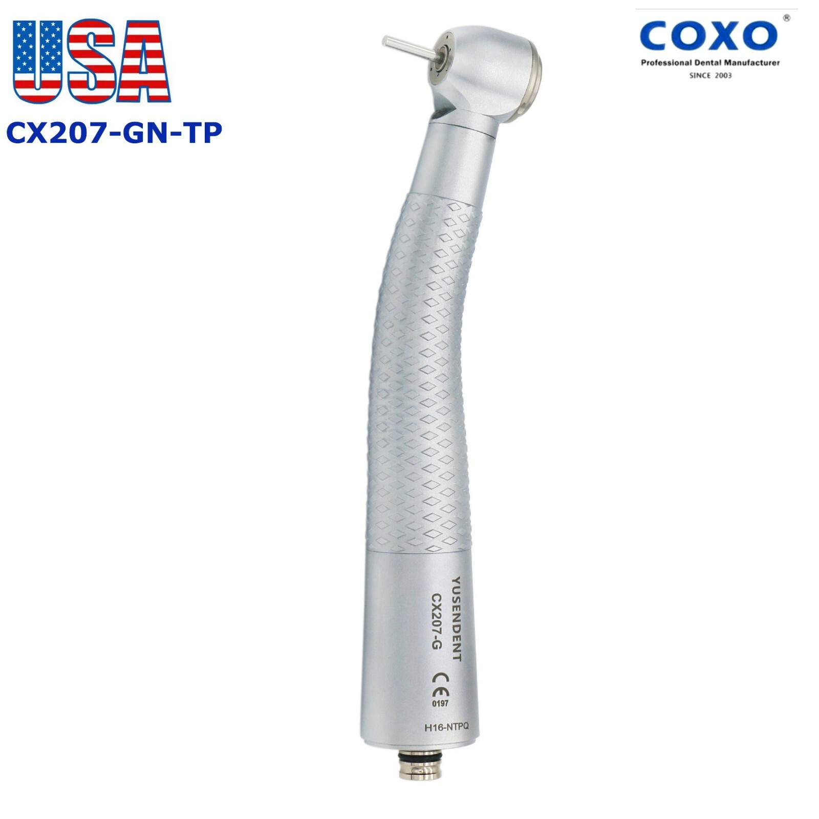 US COXO Dental Fiber Optic Handpiece High Speed Turbine For Kavo NSK Coupler