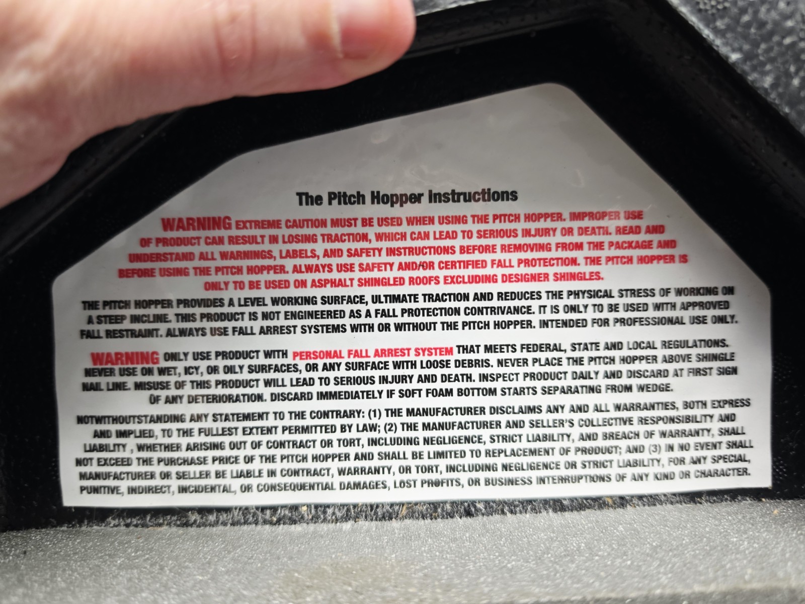 THE PITCH HOPPER 32″ Black series